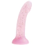 Фаллоимитатор Alume Glitter Silicone Dildo, розовый - Фото №1