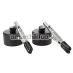 Затискачі для сосків Mister B Alligator Clamps 100g, чорні - Фото №1
