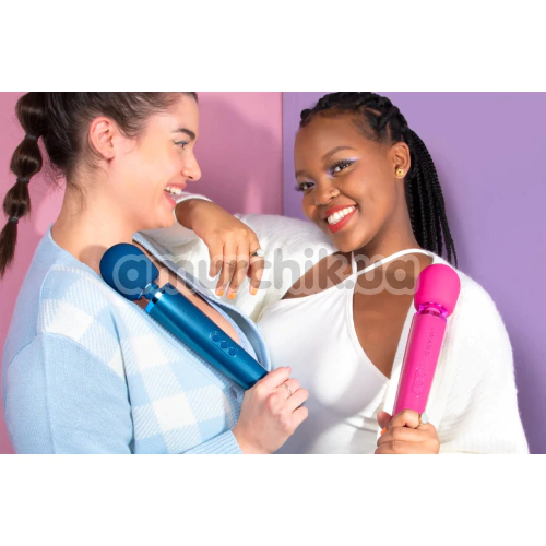 Универсальный вибромассажер Le Wand Rechargeable Vibrating Massager, синий