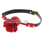 Кляп Taboom Wild Roses Ball Gag, чорно-червоний - Фото №1