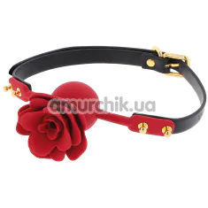 Кляп Taboom Wild Roses Ball Gag, черно-красный - Фото №1
