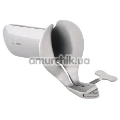 Вагинальный расширитель Sextreme Med. Speculum, серебряный - Фото №1