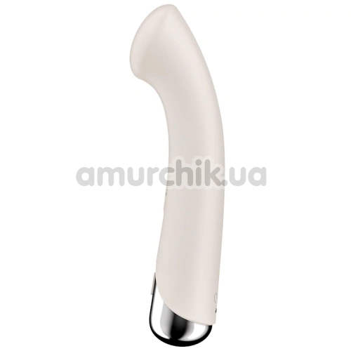 Вібратор для точки G з ротацією Satisfyer Spinning G-Spot 1, бежевий