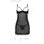 Комплект Passion Free Your Senses Marina Chemise, черный: пеньюар + трусики-стринги - Фото №5