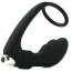 Вибростимулятор простаты с эрекционным кольцом Master Series Prostatic Play Cock Ring Vibrating Prostate, черный - Фото №4