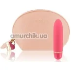 Вибратор Rianne S Classique Vibe Stud с бежевой сумкой, светло-розовый - Фото №1