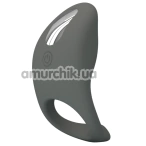 Віброкільце для члена Pretty Love Gemma, сіре - Фото №1