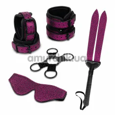 Бондажный набор Whipsmart Dragon's Lair 7PC Dragonskin Bondage Set, фиолетовый - Фото №1