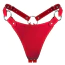Трусики Feral Feelings String Bikini Leather, красные - Фото №1