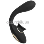 Вибратор S Pleasures Premium Dual Pleasure, черный - Фото №1