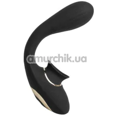 Вибратор S Pleasures Premium Dual Pleasure, черный - Фото №1