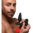 Анальная пробка с вибрацией Booty Sparks 28X Laser Heart Anal Plug With Remote Control Medium, черная - Фото №8