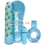 Набір секс іграшок Stoner Vibes Stash Kit Kush And Smush, блакитний - Фото №1