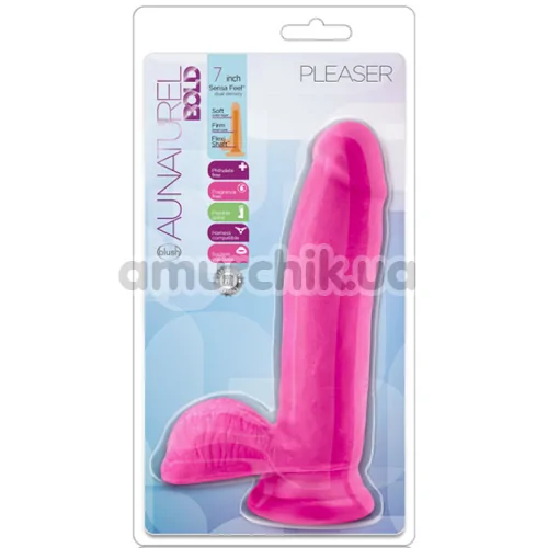 Фаллоимитатор Au Naturel Bold Pleaser 7 Inch, розовый