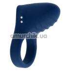 Виброкольцо для члена Playboy Pleasure Point, синее - Фото №1