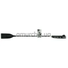 Стек Bettie Page Teasearama Leather Riding Crop, черный - Фото №1