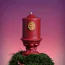 Свічка Upko Dreaming Of Garden Low Temperature Wax Candle Short, бордова - Фото №3