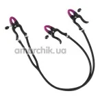 Зажимы для сосков и клитора Bad Kitty Naughty Toys Silicone Nipple & Clit Clamps - Фото №1