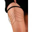 Гартер Star Night Metal Thigh Chain, черный - Фото №1