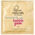 Массажный лубрикант Bijoux Indiscrets Bubblegum, 3 мл - Фото №1