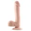 Фаллоимитатор Basix Rubber Works 7.5 Dong With Suction Cup, телесный - Фото №2