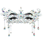 Прикраса для обличчя Leg Avenue Masquerade Mask Rhinestone Stick-On Jewels, мультикольорова - Фото №1