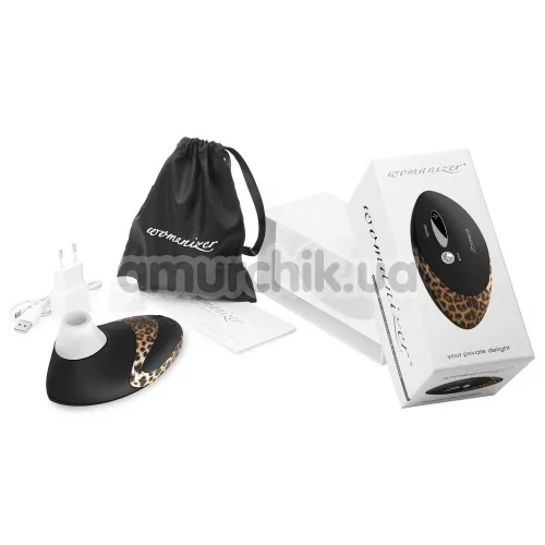 Симулятор орального сексу для жінок Womanizer W500 Pro, чорний