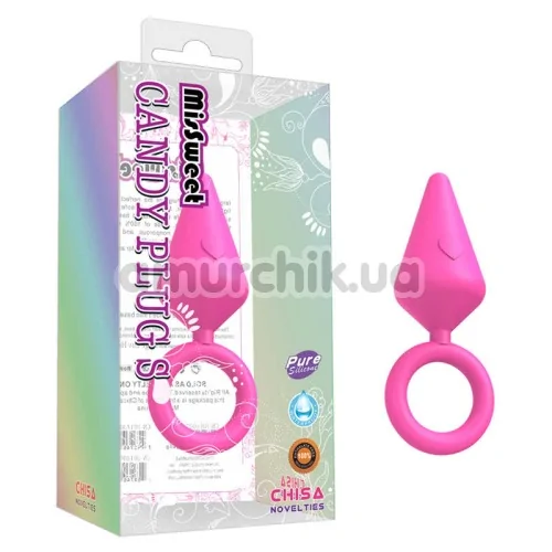 Анальная пробка MisSweet Candy Plug M, розовая