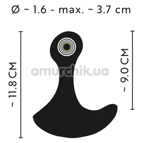 Вибростимулятор простаты Anos RC Prostate Massager With Vibration, черный