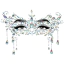 Украшение для лица Leg Avenue Masquerade Mask Rhinestone Stick-On Jewels, разноцветное - Фото №1