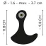 Вибростимулятор простаты Anos RC Prostate Massager With Vibration, черный - Фото №11