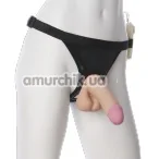 Страпон с вибрацией Vac-U-Lock Ultra Harness 6 Inch UR3 Cock - Фото №1