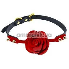 Кляп Zalo & Upko Doll Rose Ball Gag, чорний - Фото №1