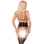 Комплект Kissable Suspender Set, черный: бюстгальтер + пояс для чулок + трусики-стринги - Фото №2