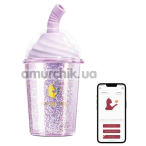 Симулятор орального секса для женщин с вибрацией и подогревом BeYourLover Magic Joy Cup, сиреневый - Фото №1