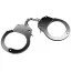 Наручники Fetish Pleasure Metal Hand Cuffs, сріблясті - Фото №1