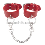 Фіксатори для рук Art of Sex Giaconda Faux Leather, червоні - Фото №1