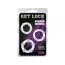 Набор из 3 эрекционных колец Get Lock Beaded Cockrings, прозрачный - Фото №2