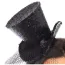 Шляпа Leg Avenue Mini Glitter Top Hat, черная - Фото №2