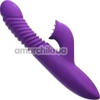 Вибратор c подогревом Fantasy For Her Ultimate Thrusting Clit Stimulate-Her, фиолетовый - Фото №1
