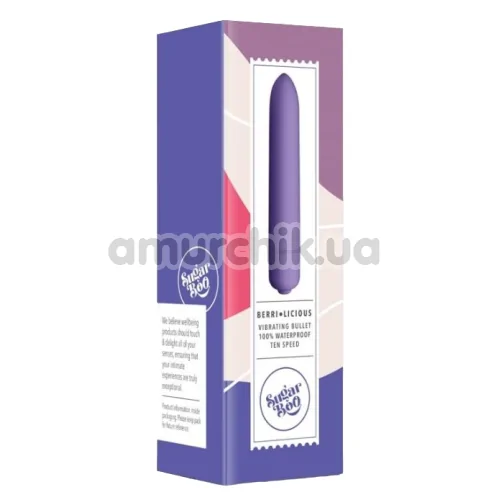 Вибратор SugarBoo Berry Licious, фиолетовый