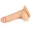 Фалоімітатор з мошонкою Lovetoy The Ultra Soft Dude 7, тілесний - Фото №3