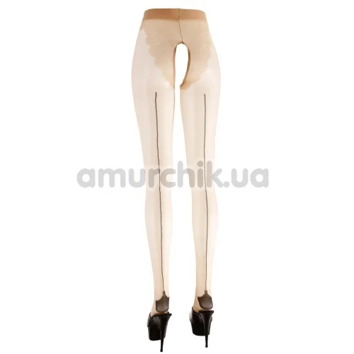 Колготки Cottelli Collection Strumpfhose Ouvert Tights (2510073), телесные