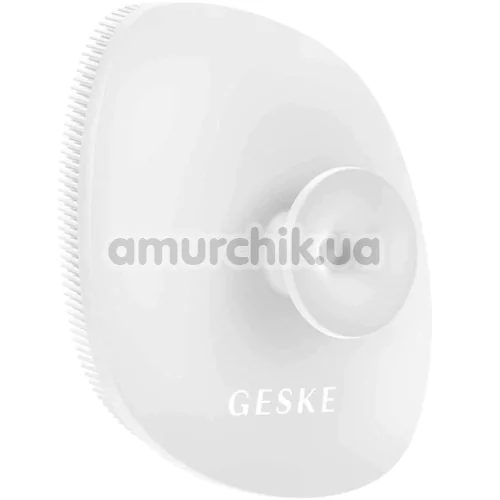 Щетка для лица Geske Facial Brush 4 in 1 Suction Mount, белая