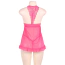 Комплект Star Night Elegante Babydoll, рожевий: пеньюар + трусики-стрінги - Фото №6
