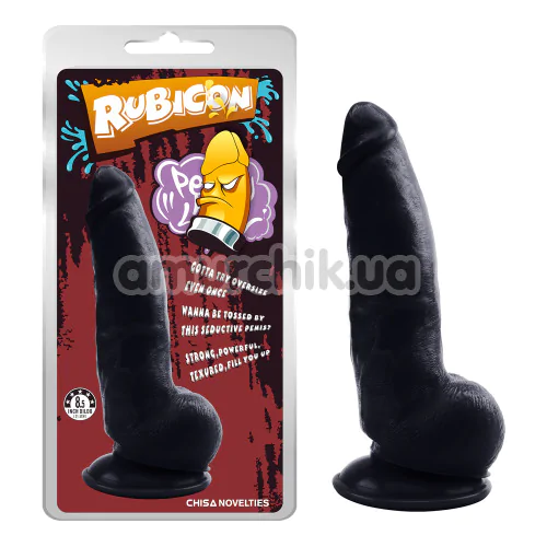 Фаллоимитатор Rubicon Governor Penis 8.5, черный