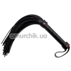 Флоггер DS Fetish Flogger Heart, черный - Фото №1
