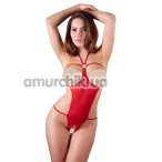 Боди Crotchless Body, красное - Фото №1