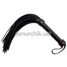 Флоггер DS Fetish Flogger Heart, черный - Фото №1