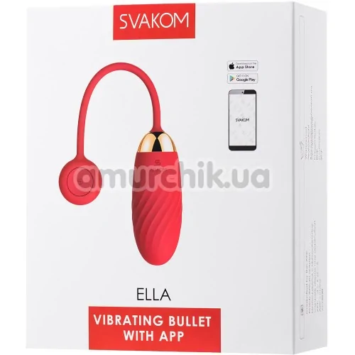 Віброяйце Svakom Ella, червоне
